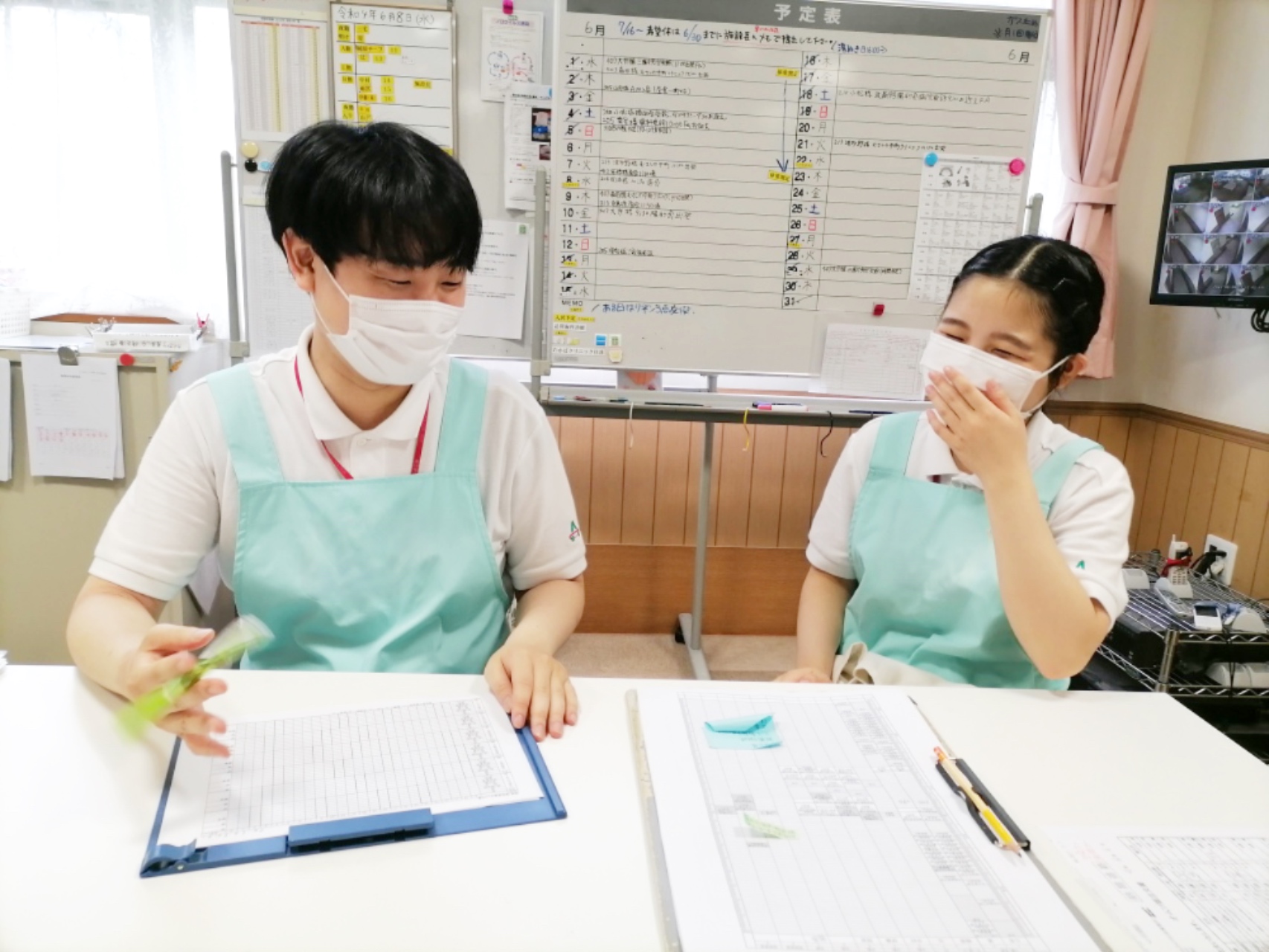 「介護の仕事が好き!」という仲間もいます。